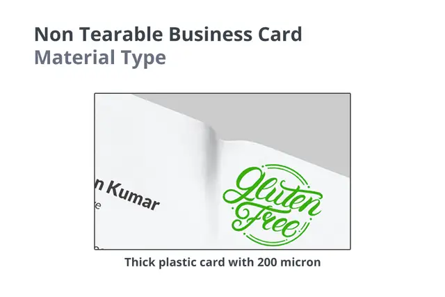 Non Tearable Business Card