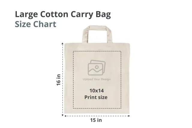 Large Cotton Carry Bag