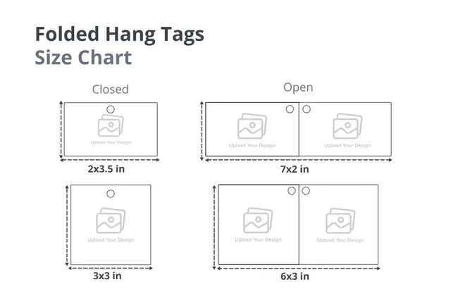 Folded Hang Tags