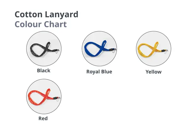 Cotton Lanyards (Single color printing)