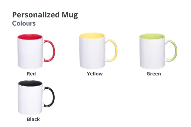 Personalized  Inner Coloured Mug