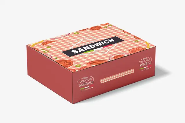 Multicolour Printed Food Boxes