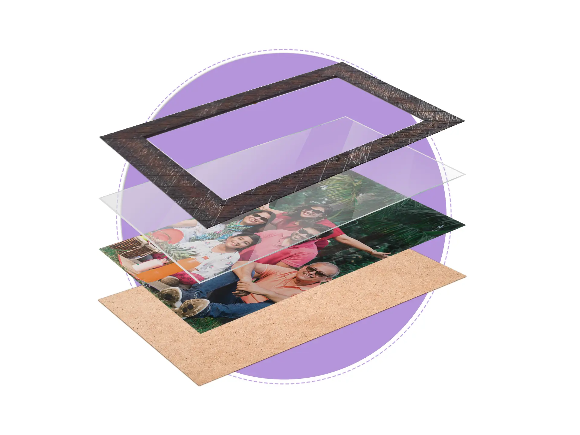 Wall Photo Frame Components