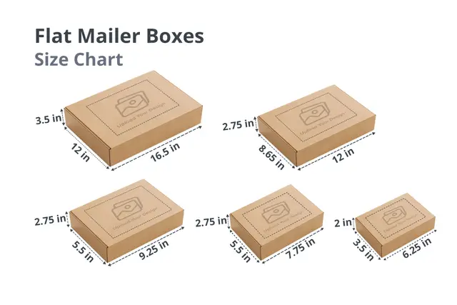 Flat Mailer Boxes Samples