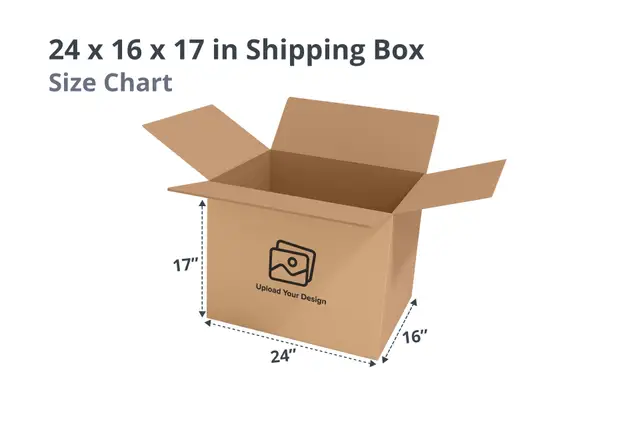 24 x 16 x 17 in Shipping box