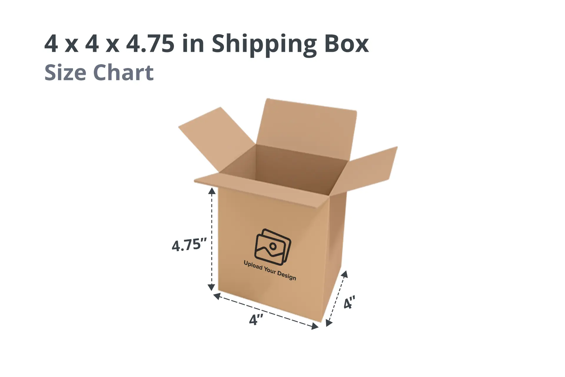 4 x 4 x 4.75 in Shipping Box