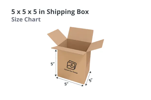 5 x 5 x 5 in Shipping Box