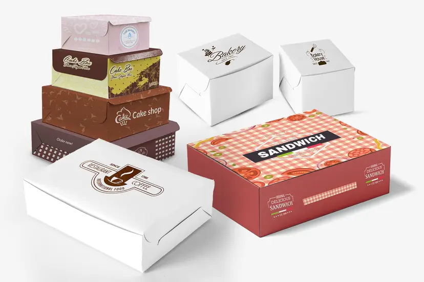 Food and Cake Boxes Samples | Customizable Products | Printo - Sample ...