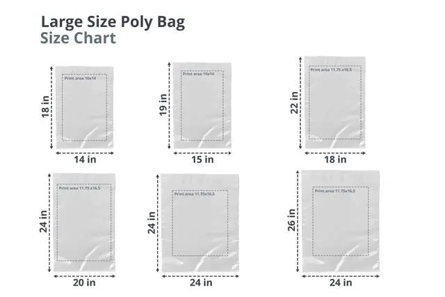 Courier Poly Bag Samples