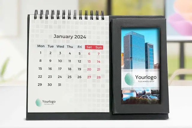 A5 Desktop Calendar with Frame