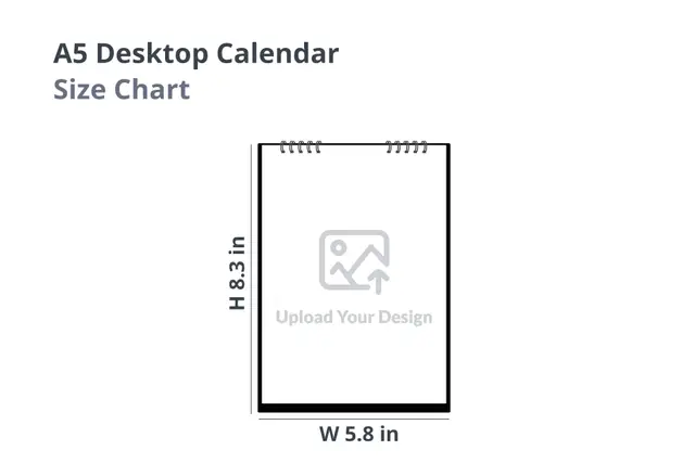 A5 Desktop Calendar (Portrait)