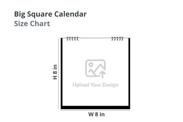 Big Square Desktop Calendar