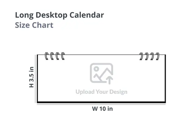 Long Desktop Calendar