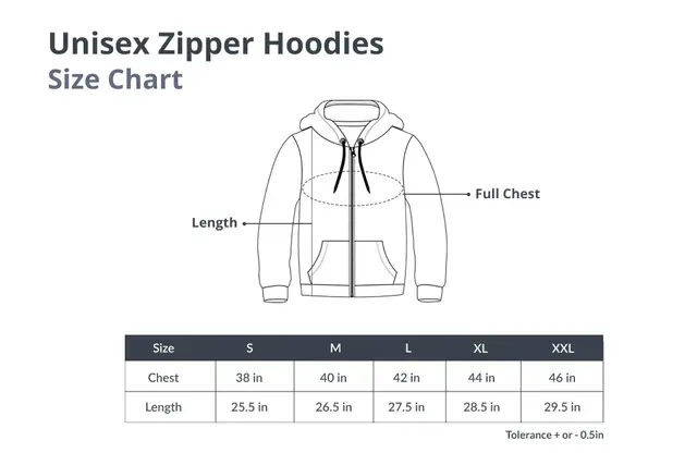 Embroidered Zip Hoodies