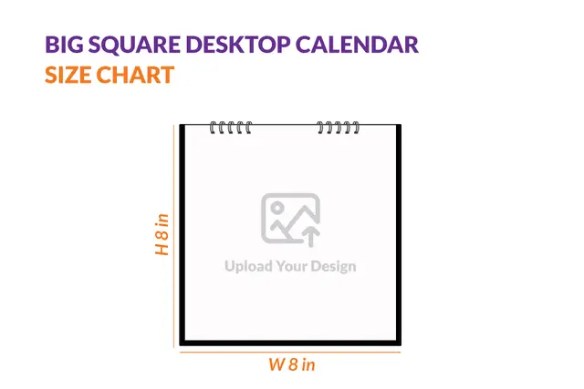 Big Square Desktop Calendars Templates