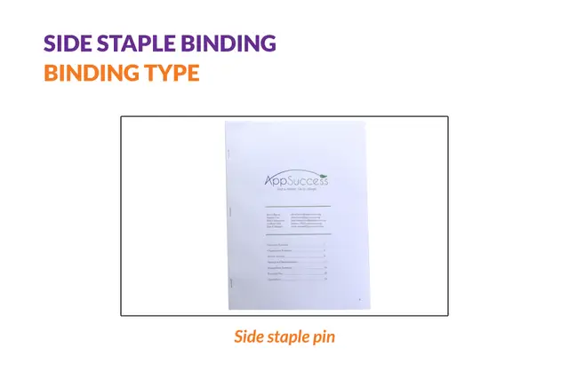 Side Staple Binding