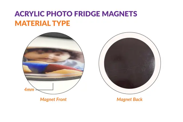 Acrylic Photo Fridge Magnets