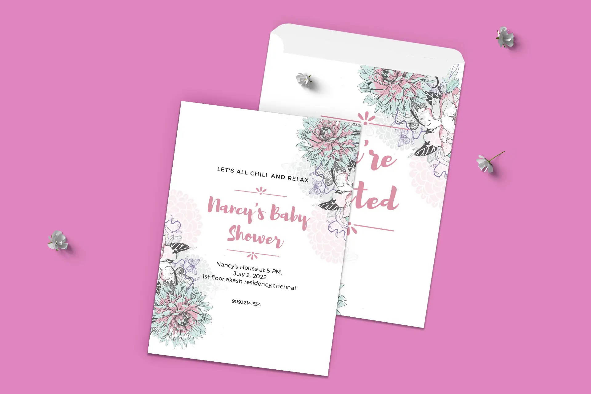 Smooth Paper Invitations