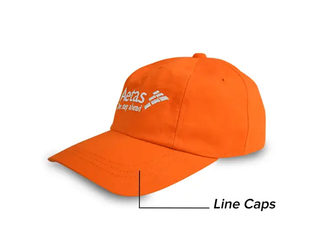 Embroidery Line Stitching Caps 