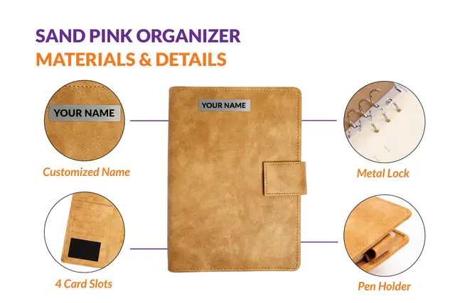 Sand Pink Organizer
