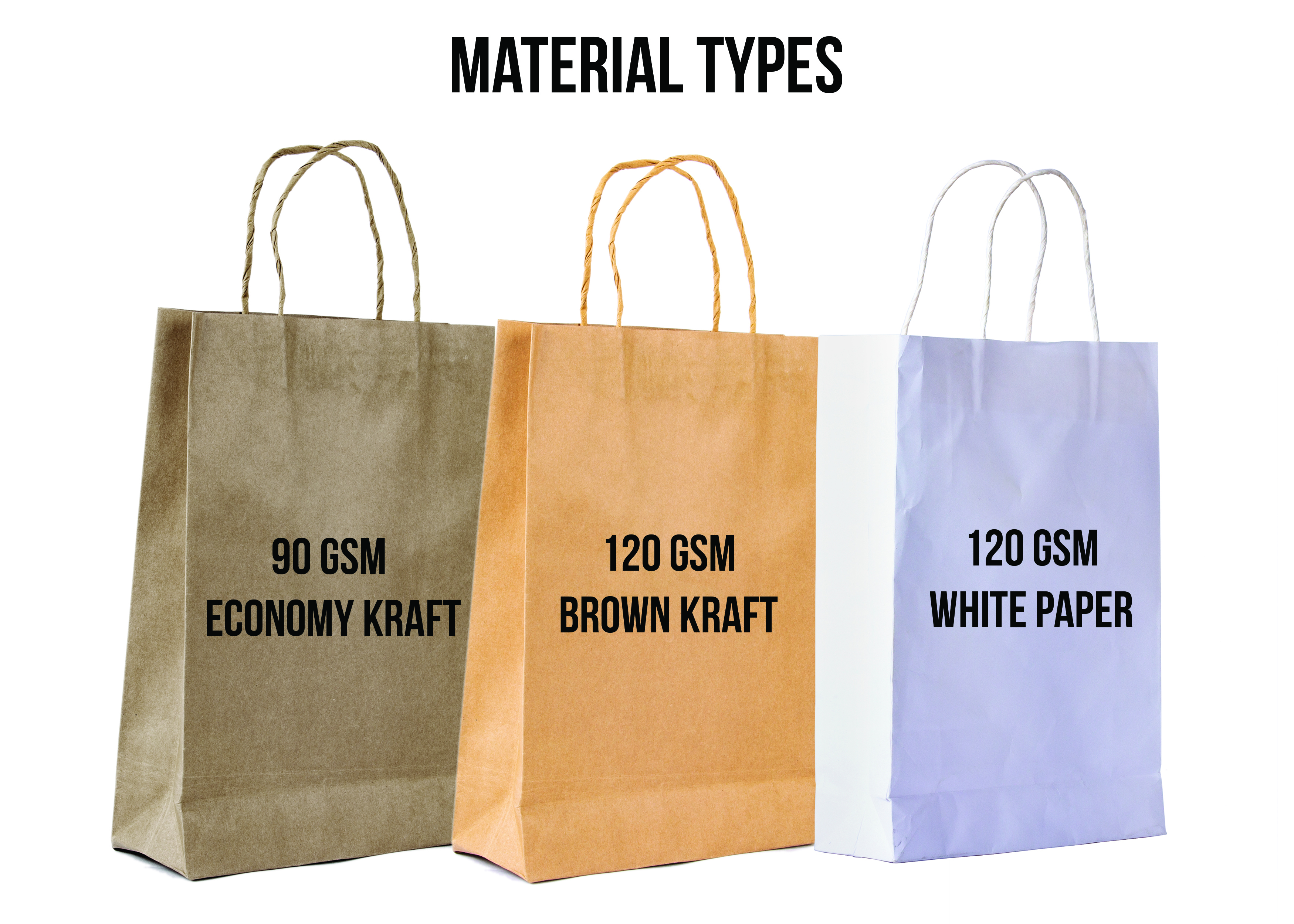 Custom Natural Kraft Paper Bags - Large - Take Home Bags from SmileMakers