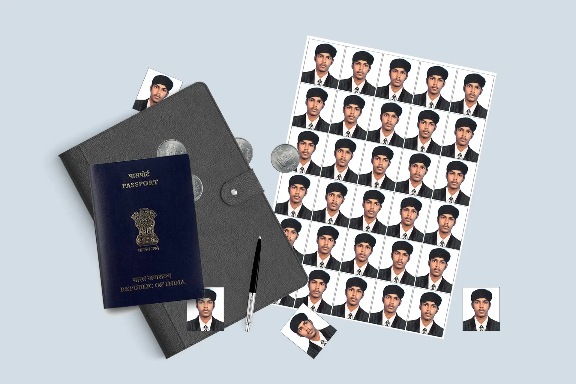 Passport and Stamp Prints