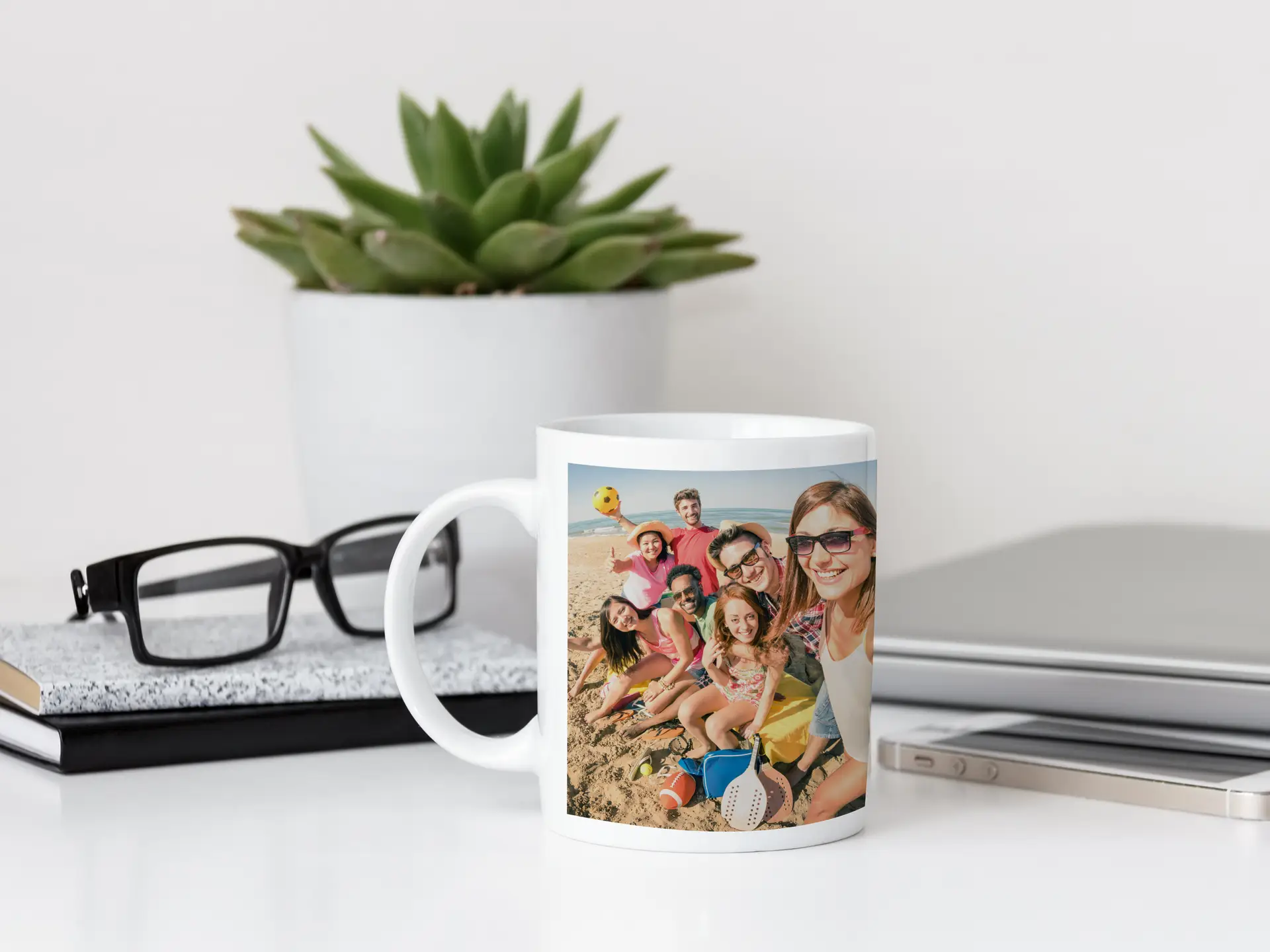Personalized White Photo Mug