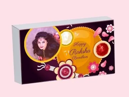 Personalized Raksha Bandhan Chocolate Gifts - 12 pcs