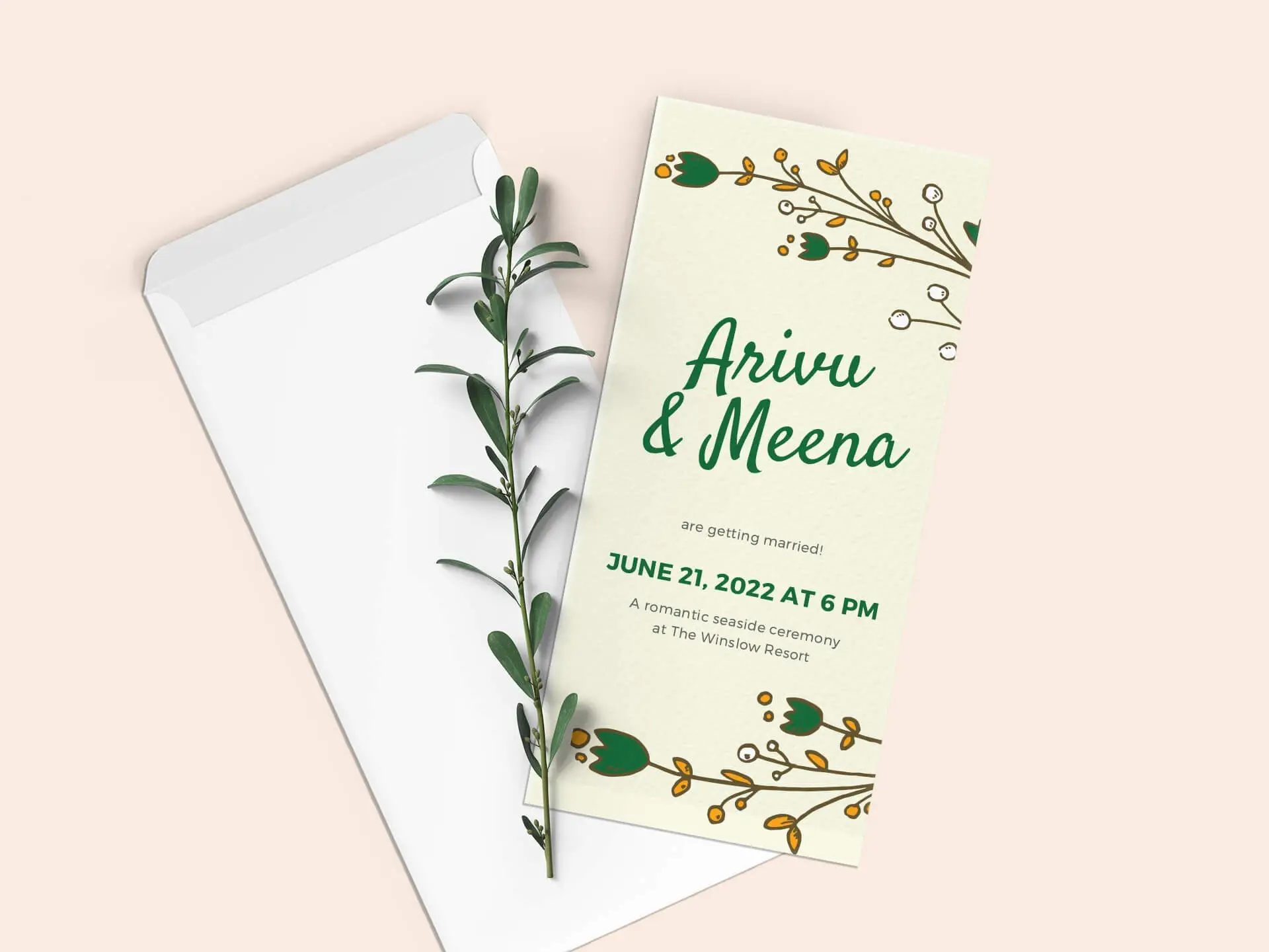 Personalized Tall Cards 