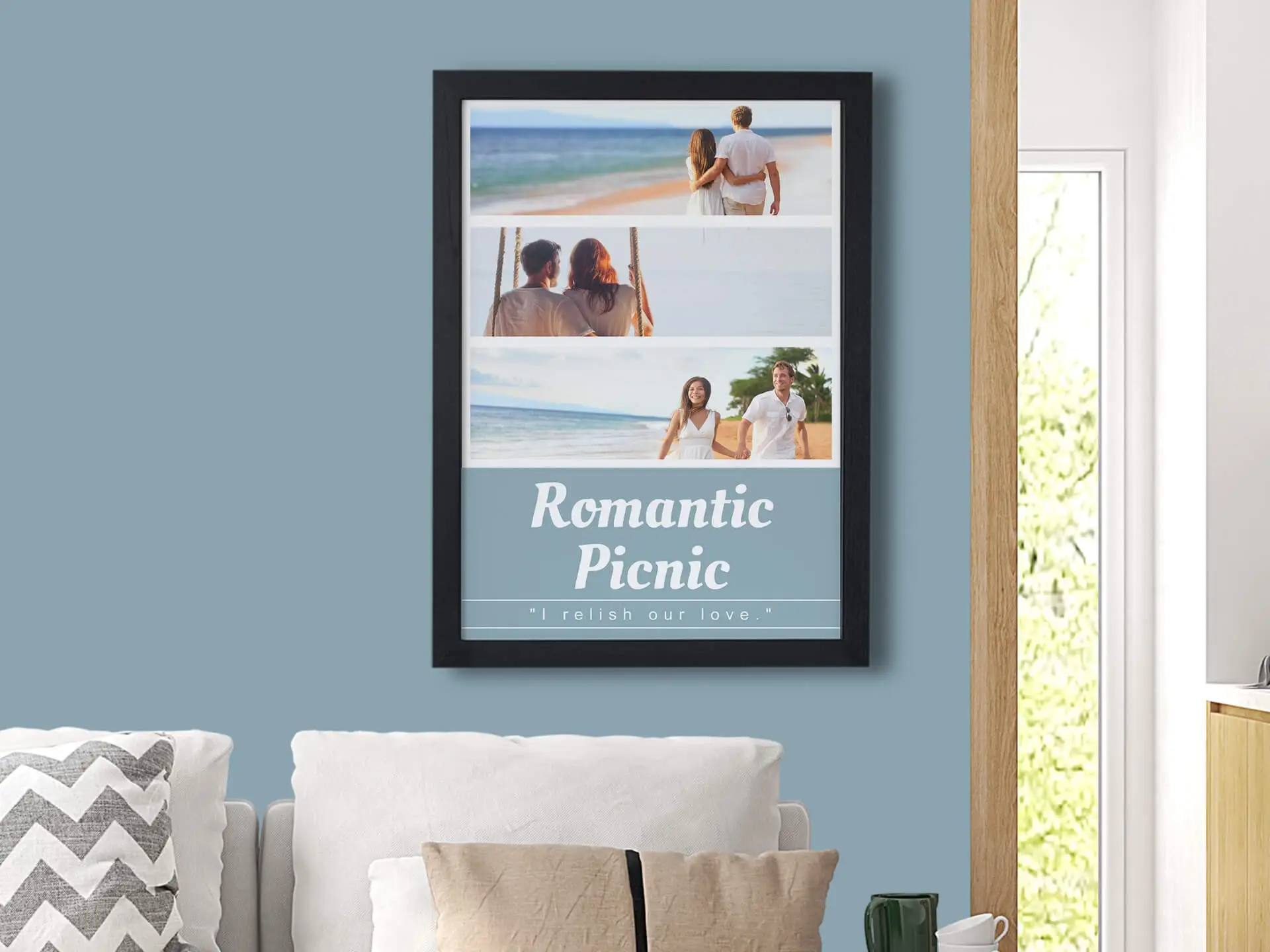 Personalized Romantic Picnic Photo Frames