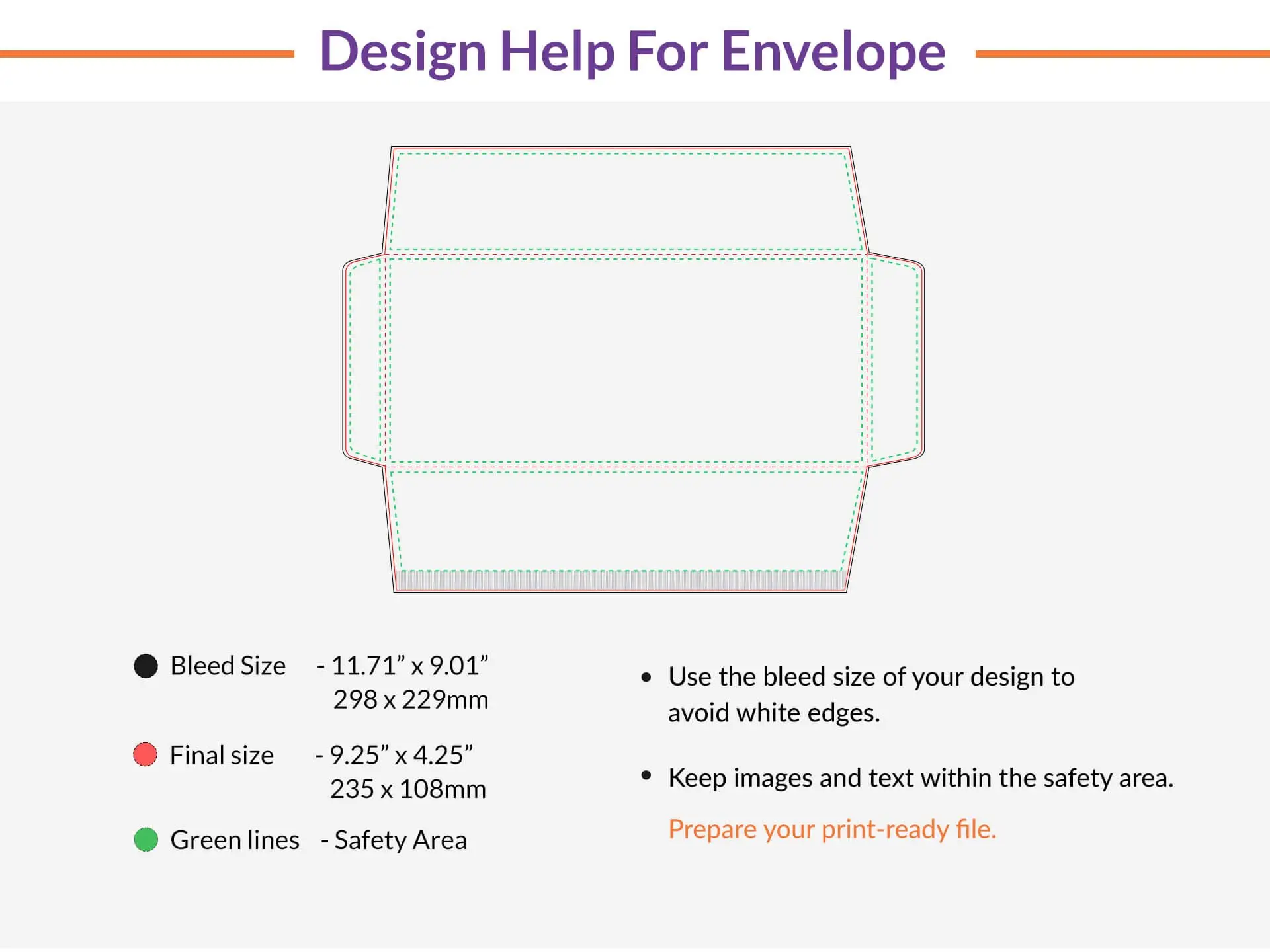 #10 Office Envelope Design Template