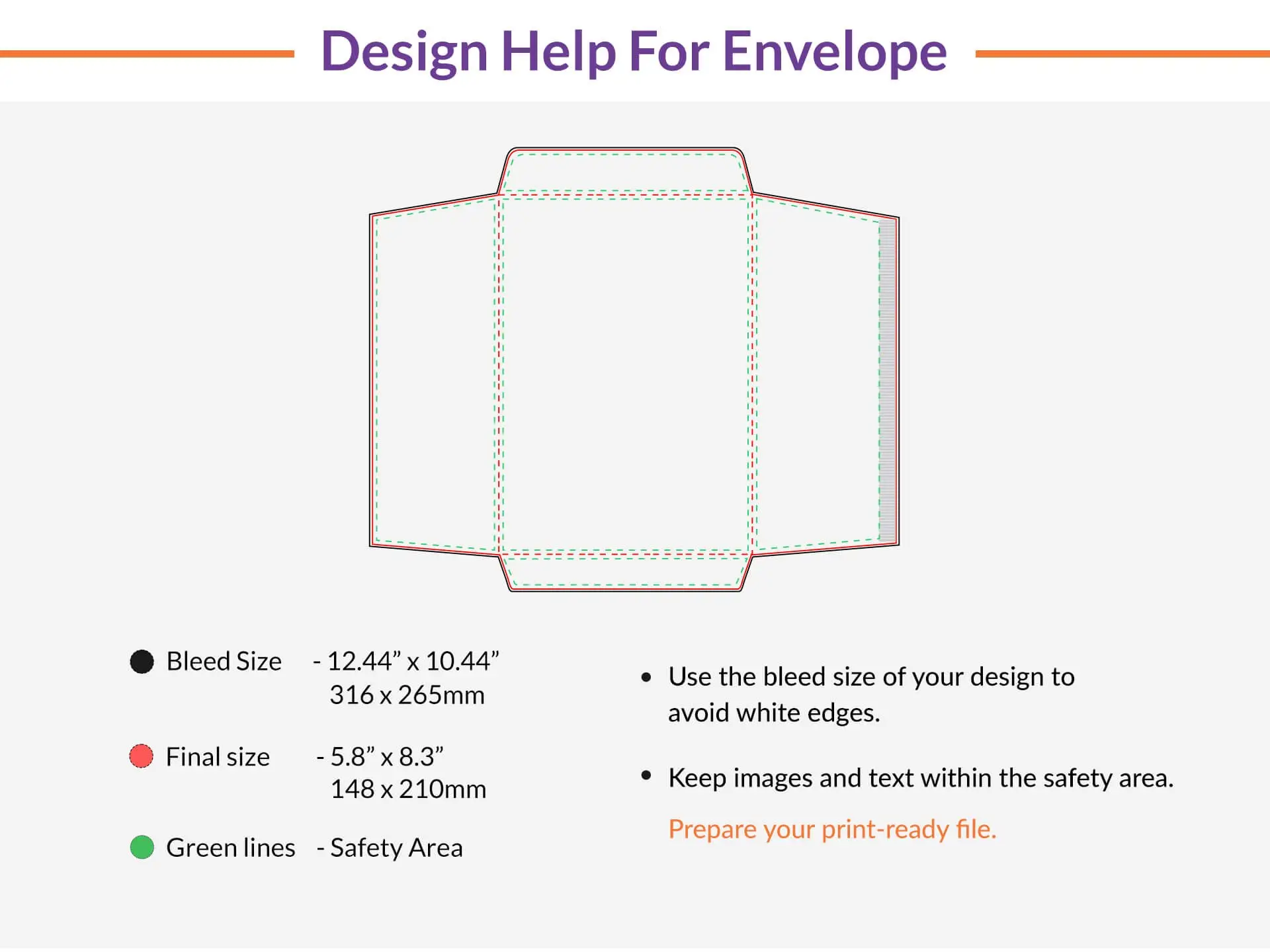 A5 Envelope Design Template