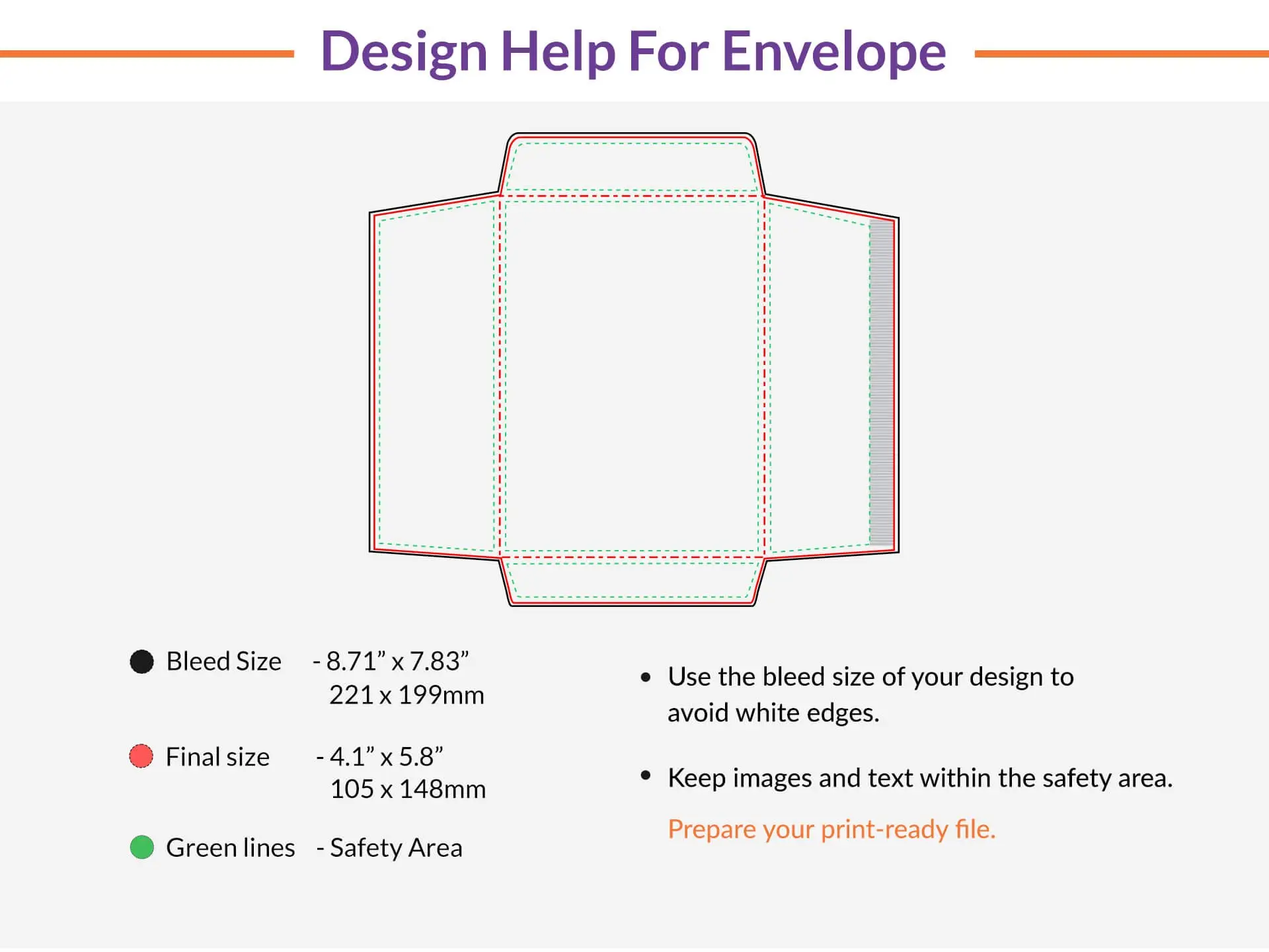 A6 Envelope Design Template