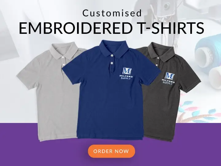 Custom Embroidered Polo T-Shirts