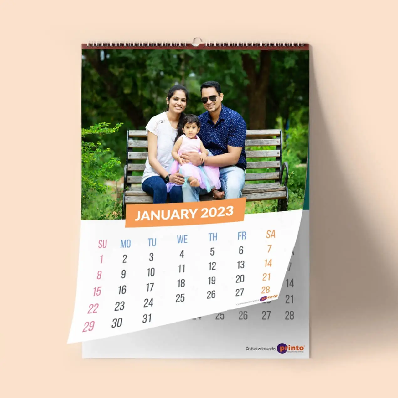 Express Delivery Personalized Wall Calendar