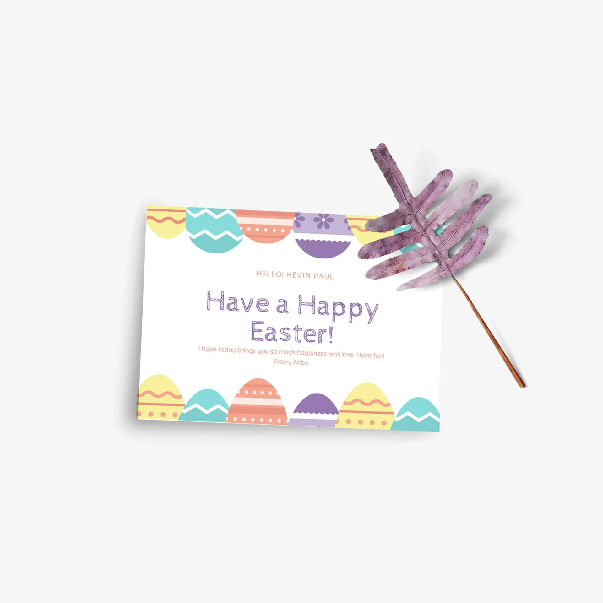 Personalized Greeting Card 