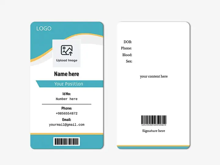 Educational ID card Design