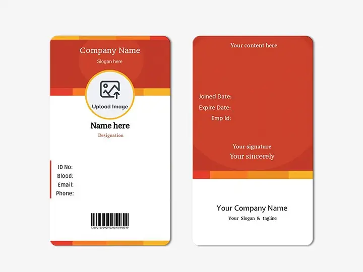 Simple ID cards Design