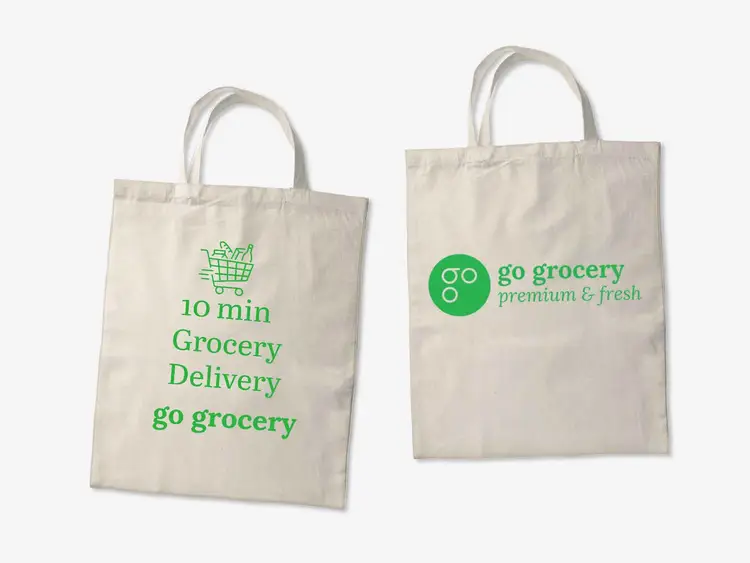 Custom Printed Cotton Carry Bags | Reusable Cotton Carry Bags