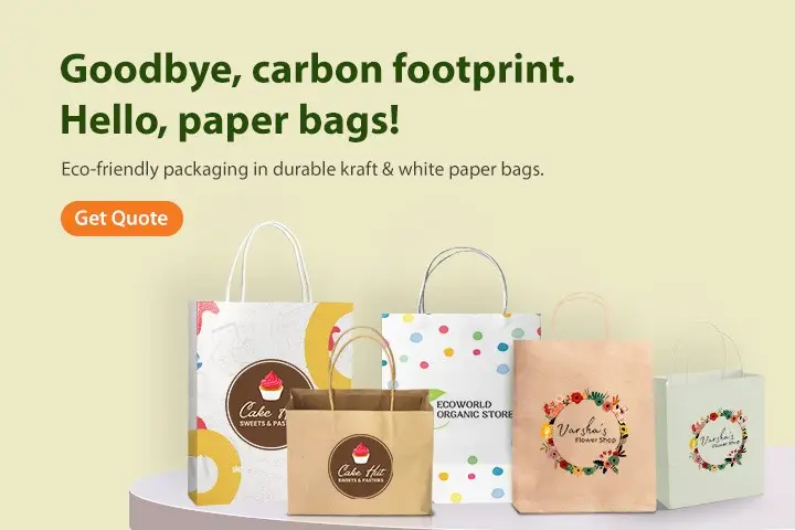 Paper bags, custom paper bags, printed paper bags