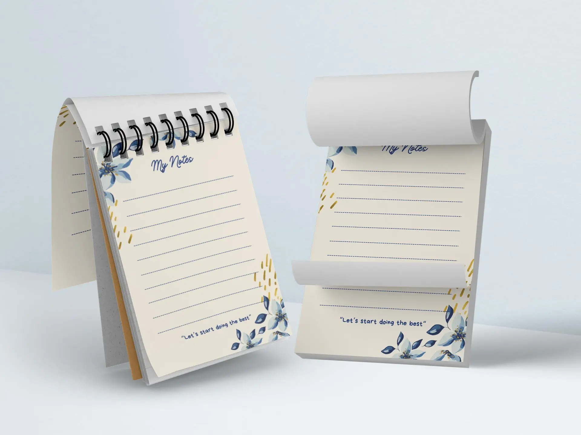 Personalized Multicolour Print Notepads