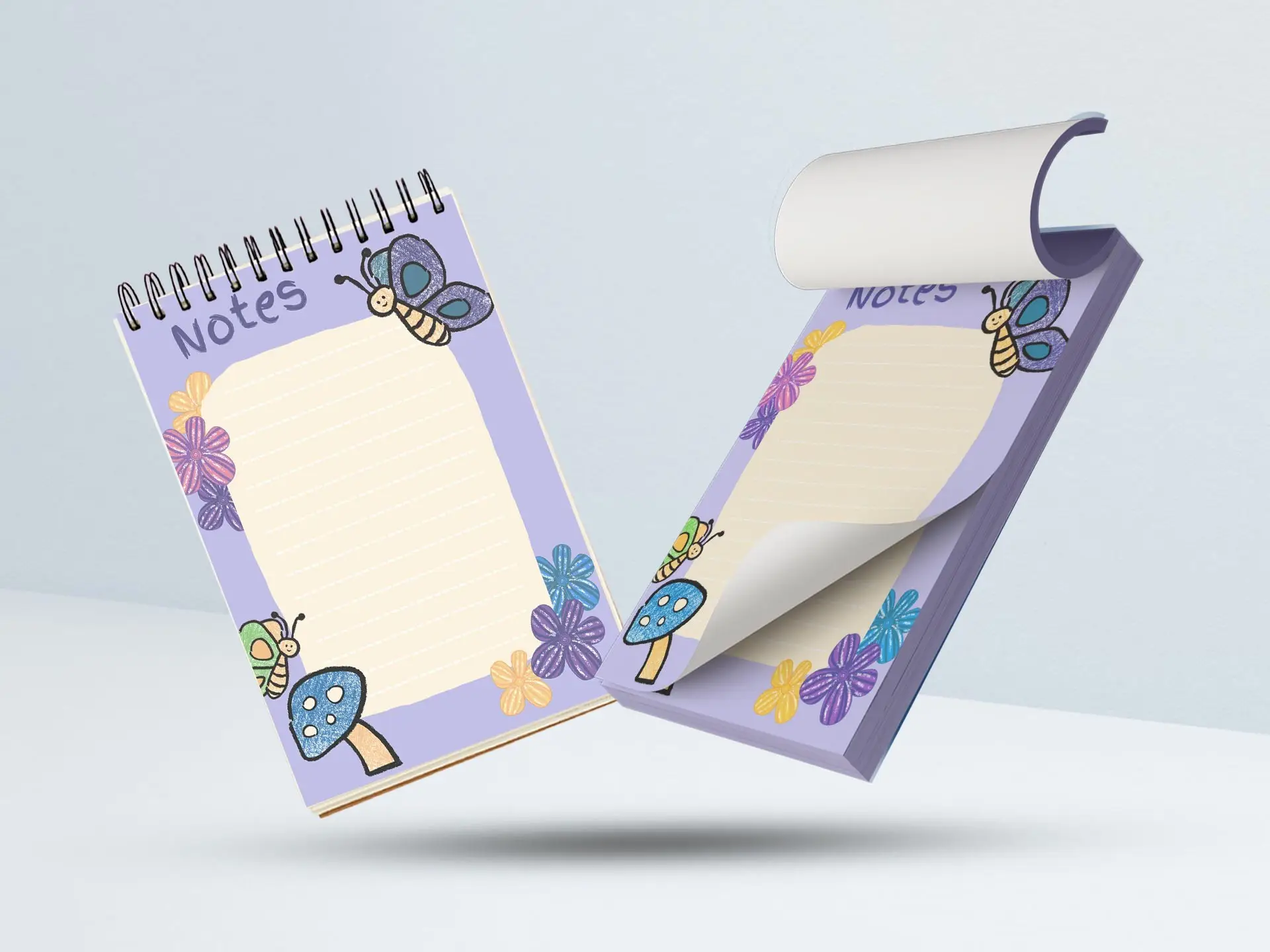 Personalized 100 sheets Printed Notepads