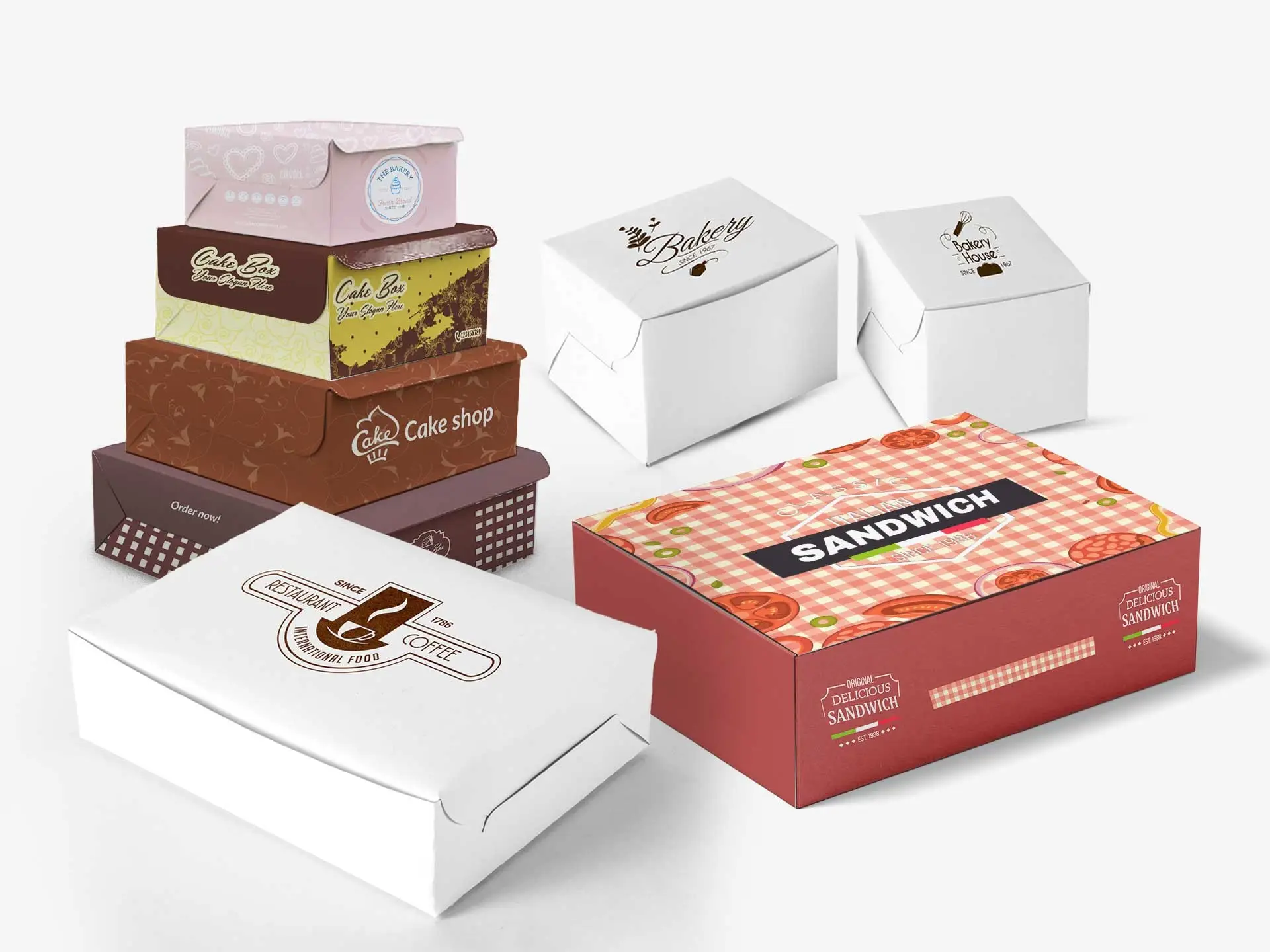 Food & Cake Box Samples