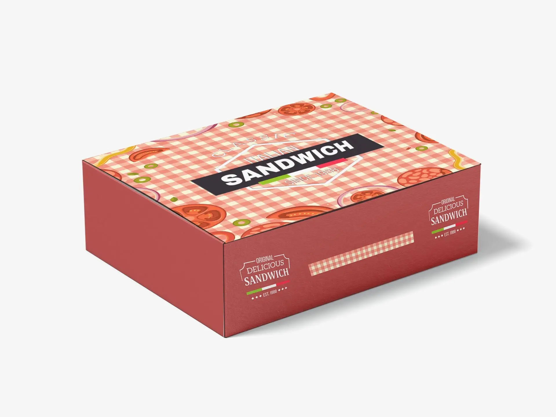Multicolour Printed Food Boxes