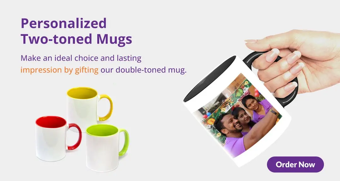 Personalized Two-Toned Mug