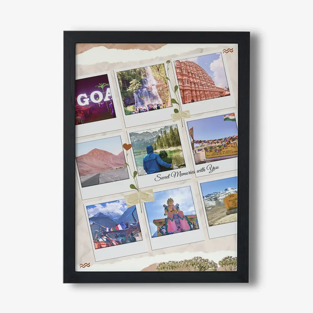 Personalized Retro Prints Photo Frames