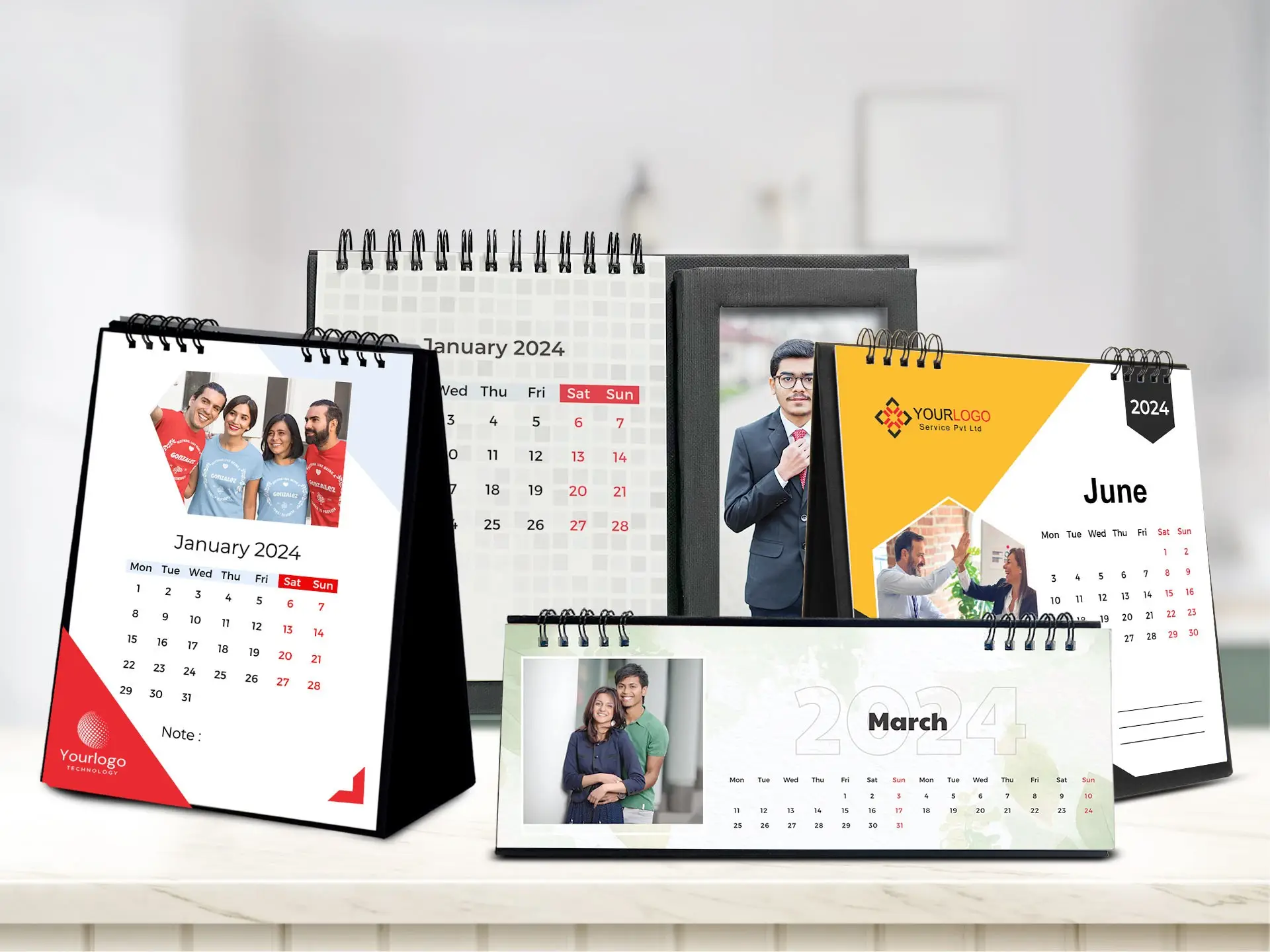 Personalized Desktop Calendar 