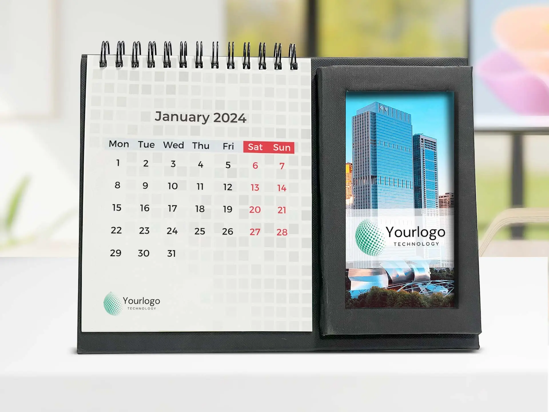Personalized Desktop Calendar with Photo