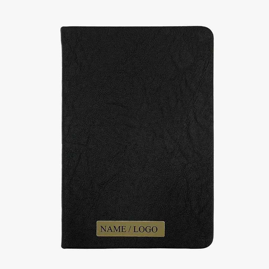 Royal Black Leatherette Diary