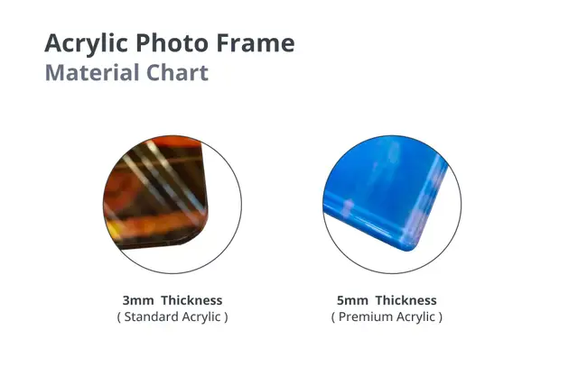 Acrylic Desktop Photo Frames